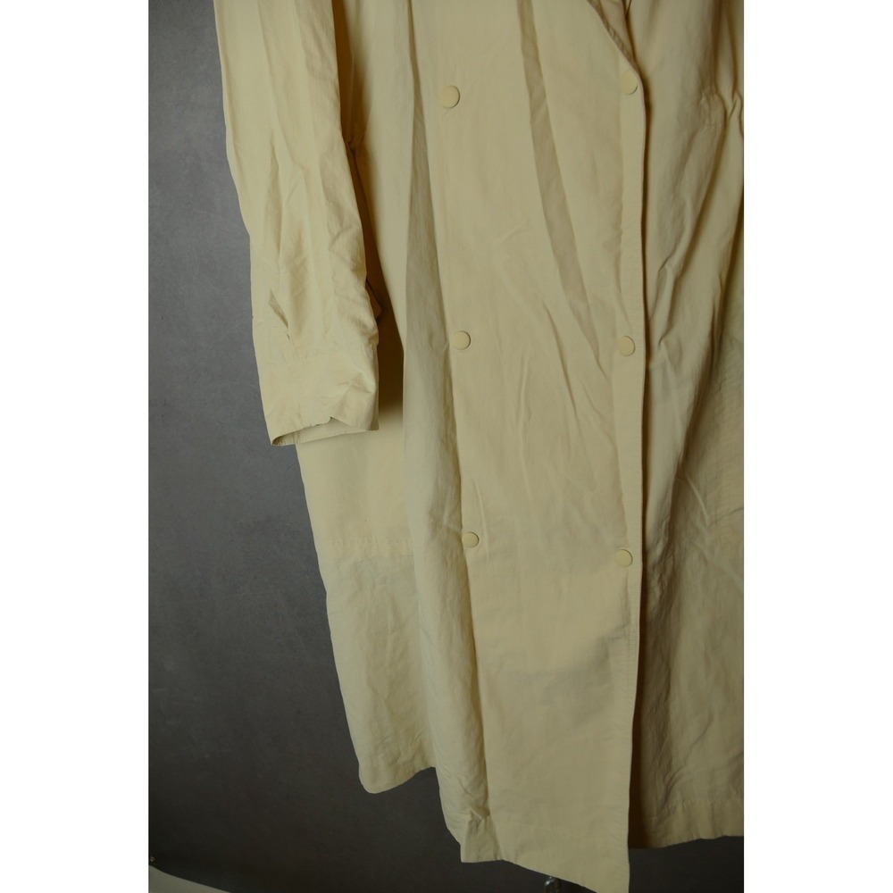 NWT Athleta Luna Cream Off White Trench Coat Womens SIZE XL MSRP $229 - Picture 10 of 13